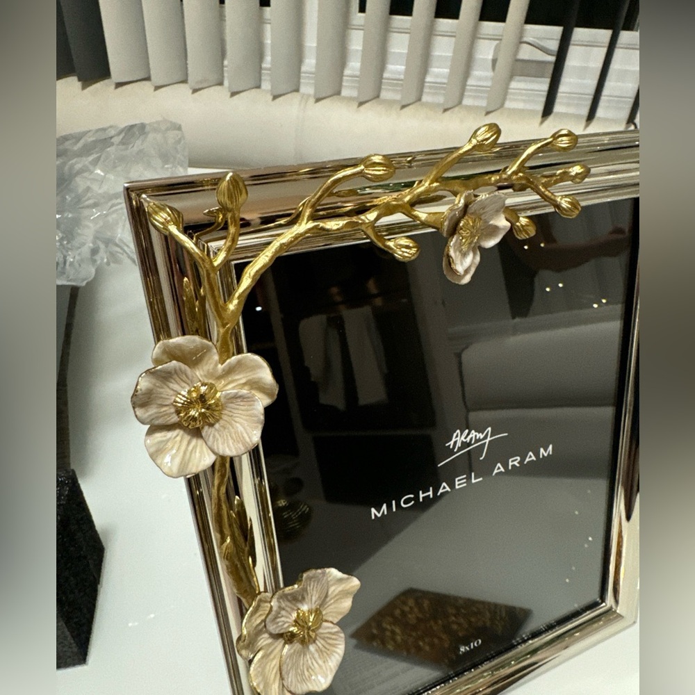 Michael Aram photo frame 8x10 Orchid collection
